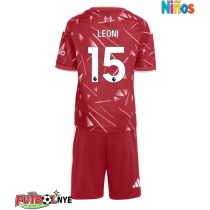 Camiseta Liverpool Giovanni Leoni #15 Primera Equipación para niños 2026-27 manga corta (+ pantalones cortos)